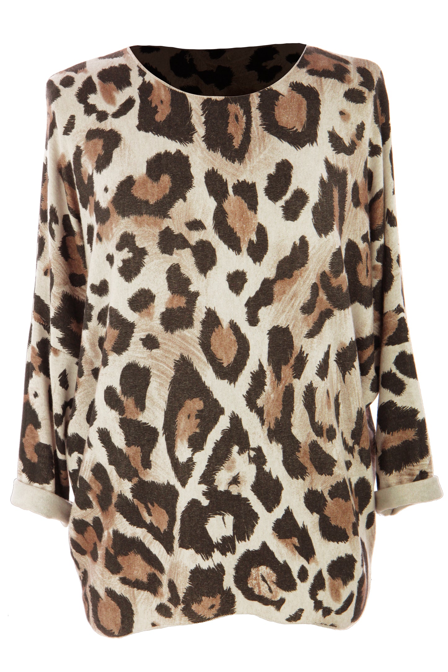 Leopard Print Lightweight Jumper