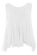 Load image into Gallery viewer, Sleeveless Swing Silk Top
