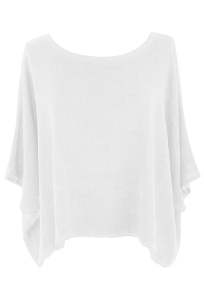 Button Detail Back Teabag Top