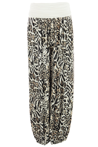 Leopard Print Harem Trouser