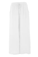 Load image into Gallery viewer, 2 Pocket Wide Leg Linen Trouser

