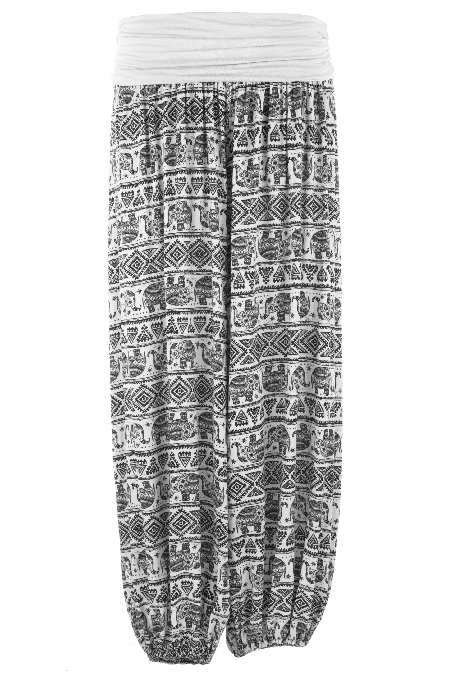 Elephant Print Harem Trouser