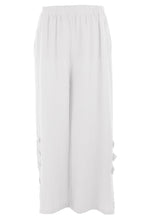 Load image into Gallery viewer, Tab Button Detail Linen Trouser
