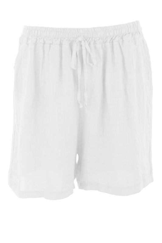 2 Pocket Linen Shorts