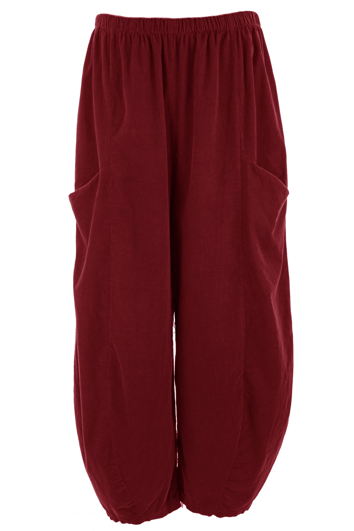 2 Slit Pocket Barrel Leg Corduroy Trouser