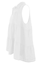 Load image into Gallery viewer, Sleeveless Tiered Linen Top
