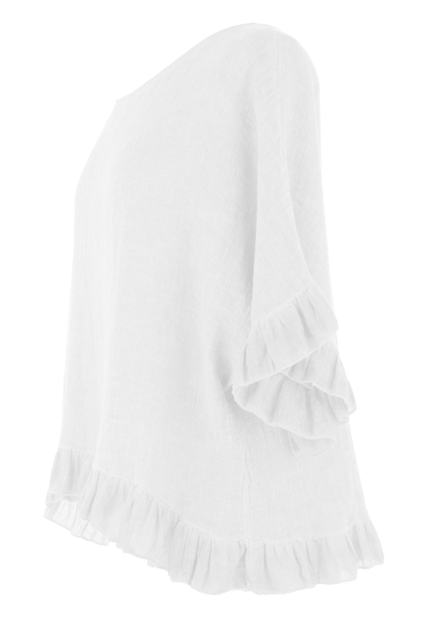 Frill Hem Teabag Top