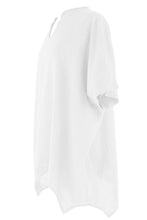 Load image into Gallery viewer, Collar V Neck Linen Top
