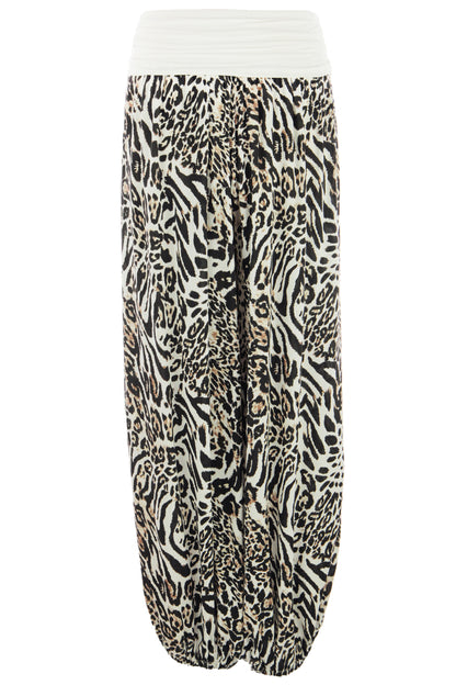 Leopard Print Harem Trouser