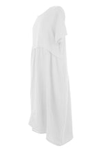 Load image into Gallery viewer, Pleat Detail Linen Dress
