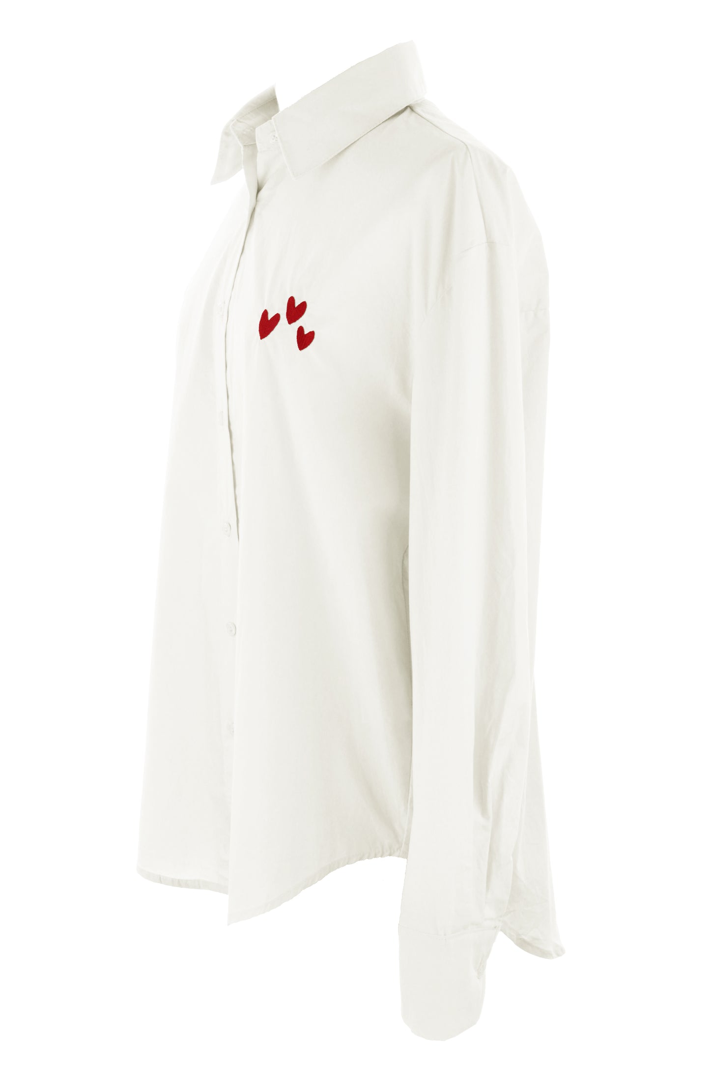 Heart Embroidery Shirt