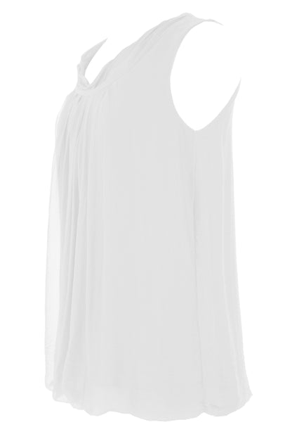 Puffball Silk Vest