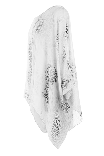 Leopard Print Silk Blouse