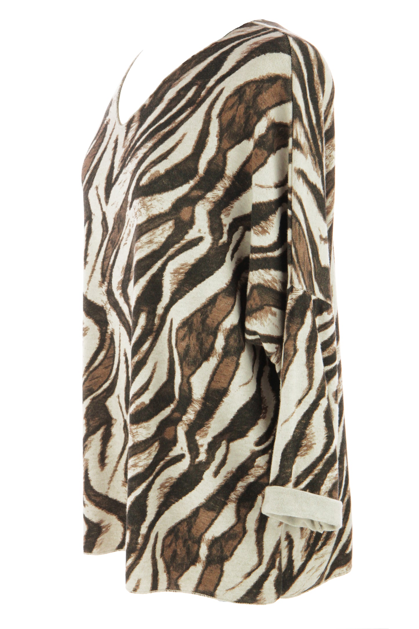 Zebra Print Lightweight Jumper