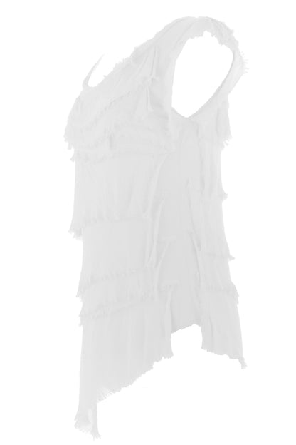 Sleeveless Rara Silk Top