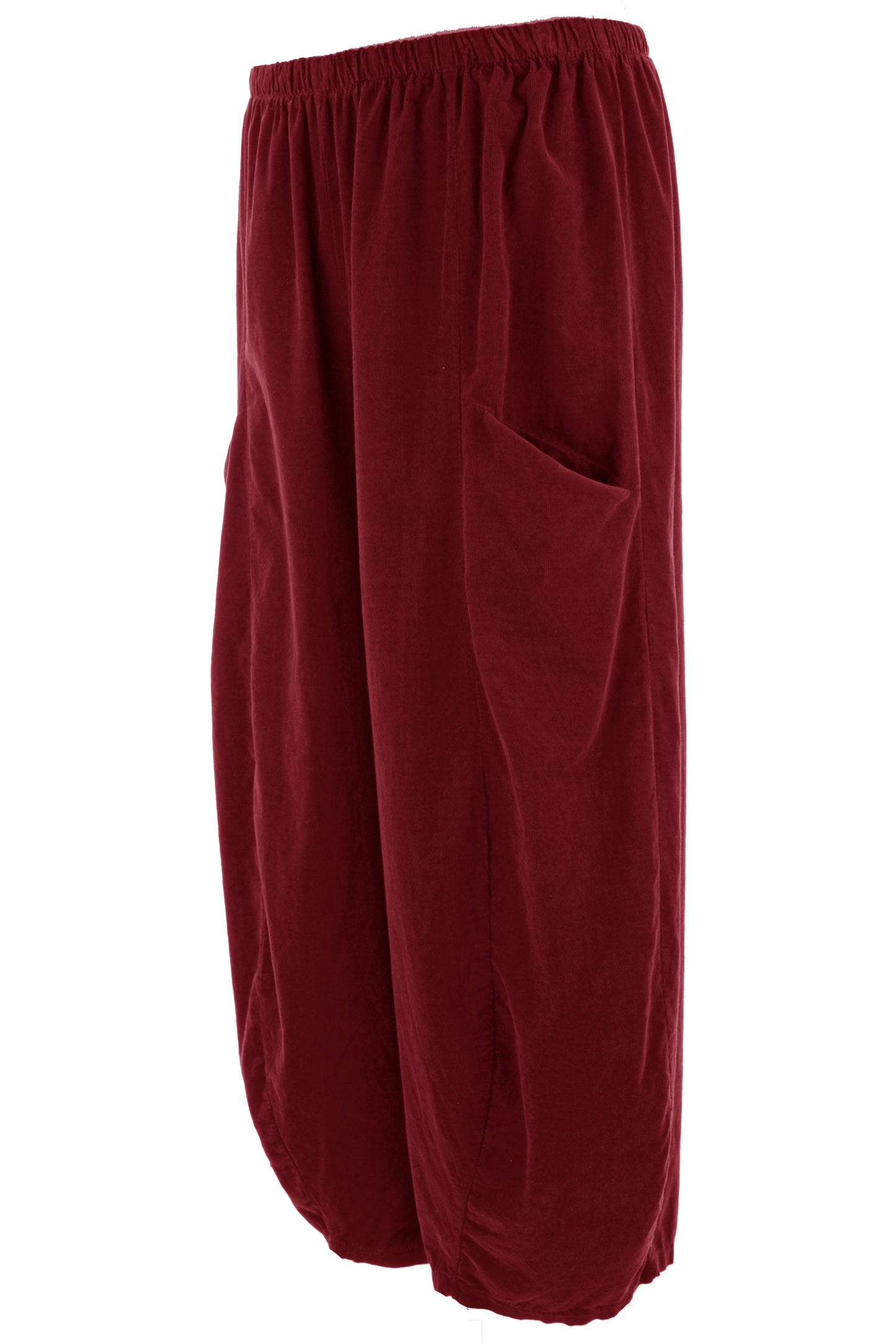 2 Slit Pocket Barrel Leg Corduroy Trouser