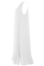 Load image into Gallery viewer, Sleeveless V Neck Linen Dress

