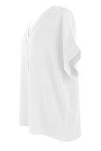 Load image into Gallery viewer, V Neck Teabag Linen Top

