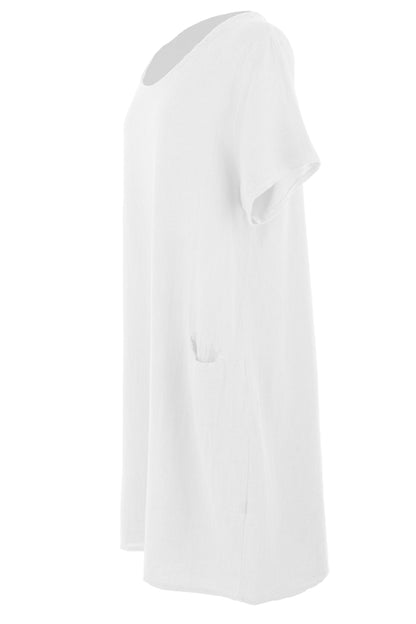 2 Pocket Teabag Linen Dress