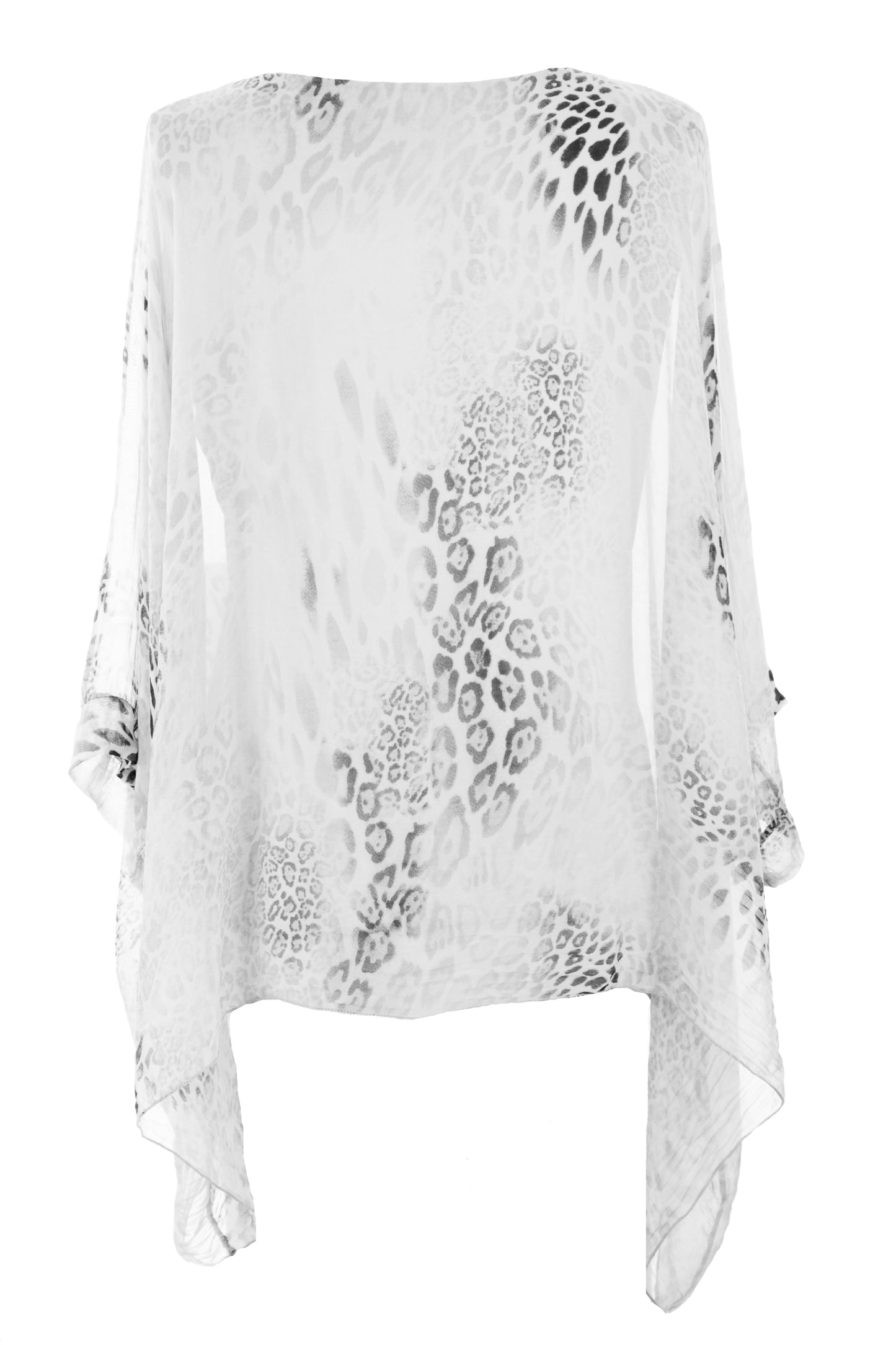 Leopard Print Silk Blouse