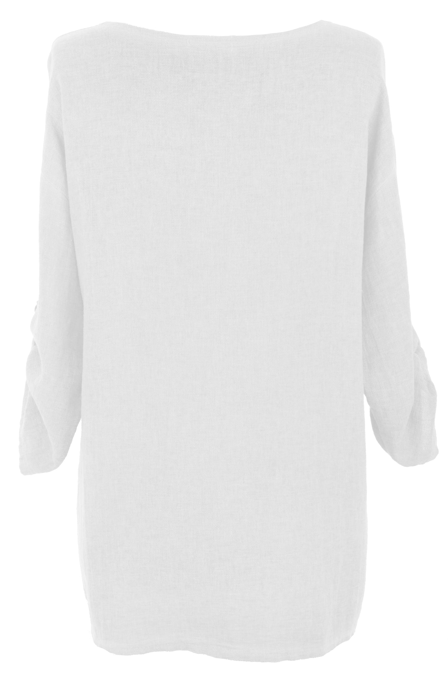 Cutout Button Detail Teabag Top