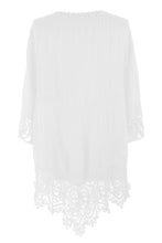 Load image into Gallery viewer, Crochet Trim Kaftan
