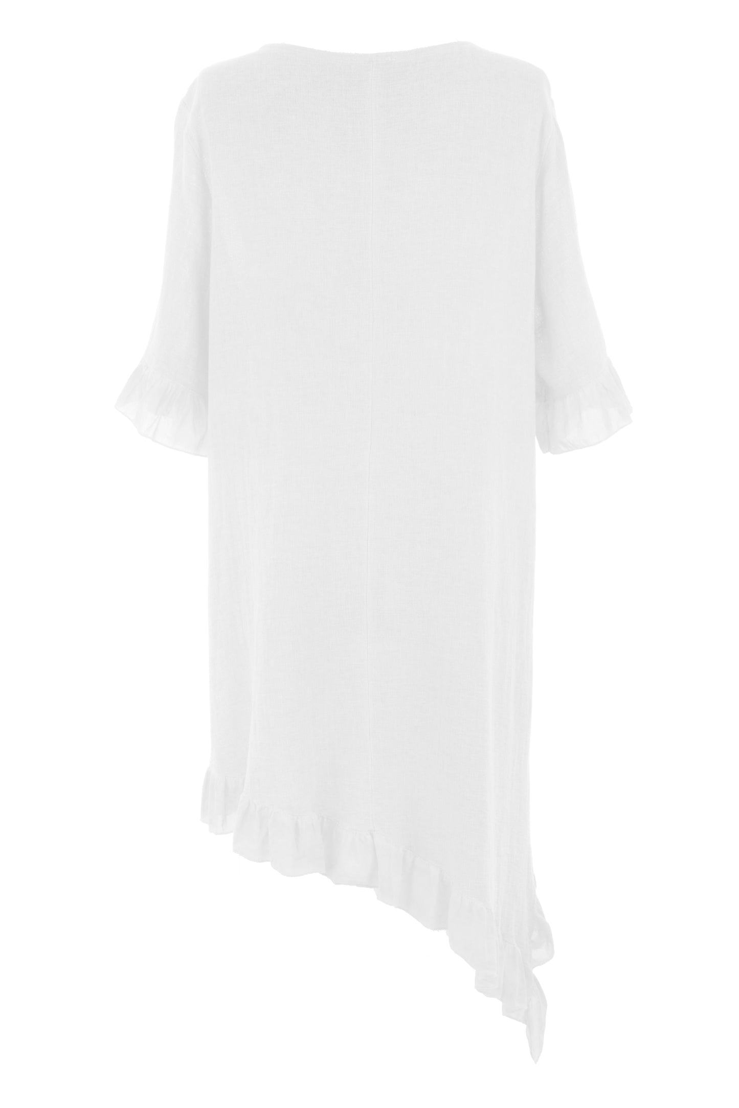 Diagonal Hem Teabag Dress