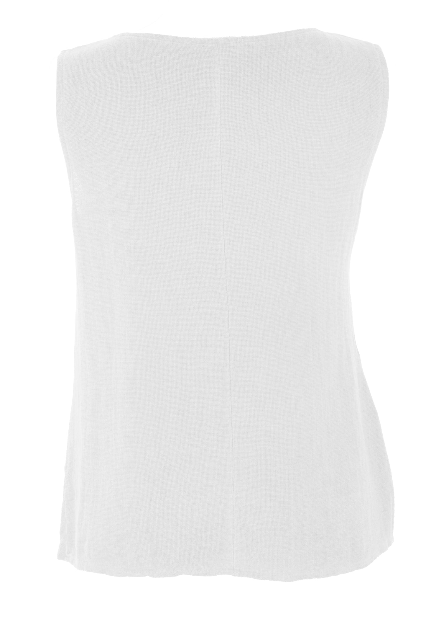 Side Tie Teabag Linen Top