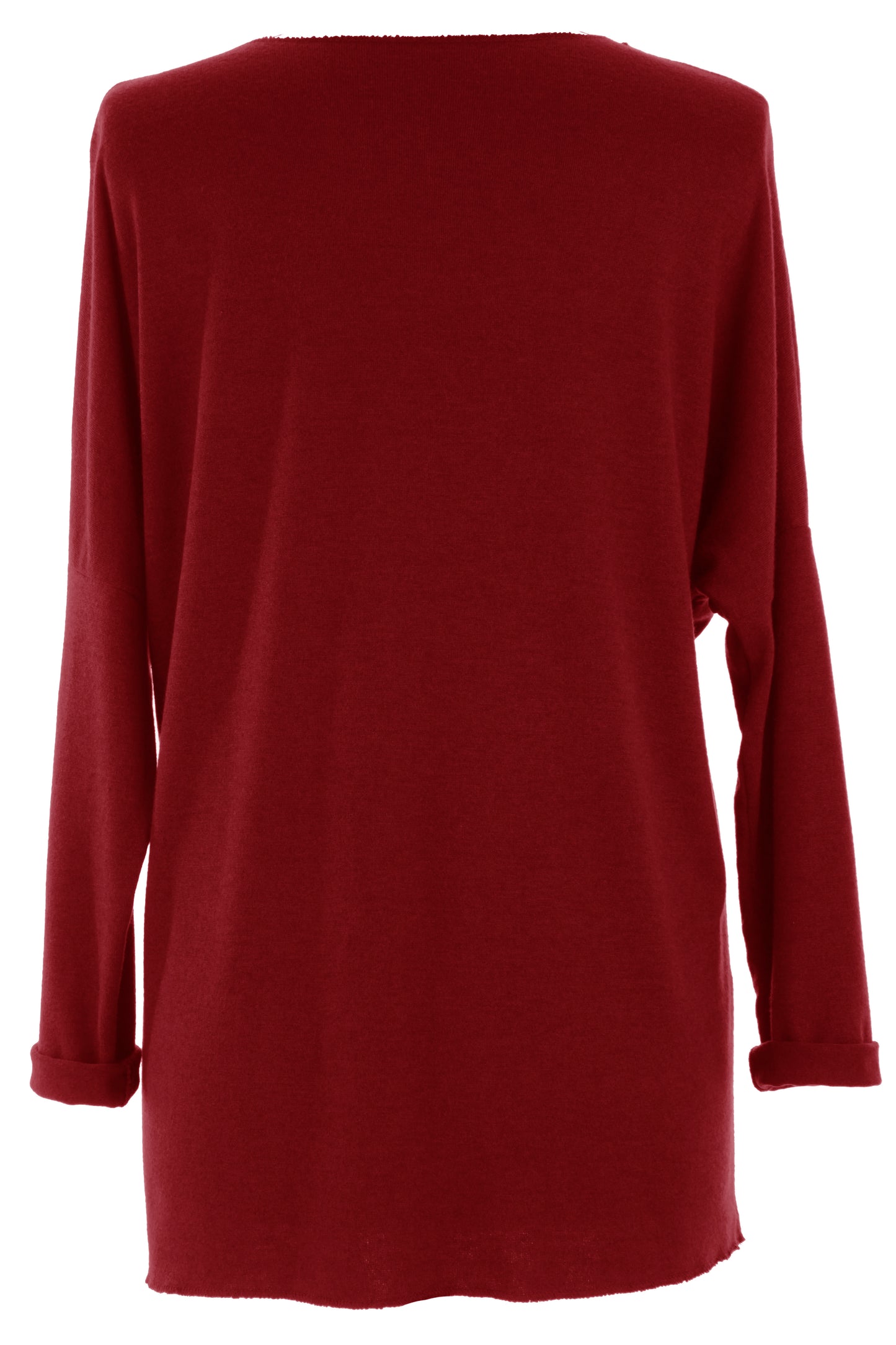 V Neck Soft Knit Necklace Jumper