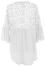 Load image into Gallery viewer, Crochet Lace Back Shirt
