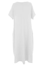 Load image into Gallery viewer, Pleat Detail Linen Dress
