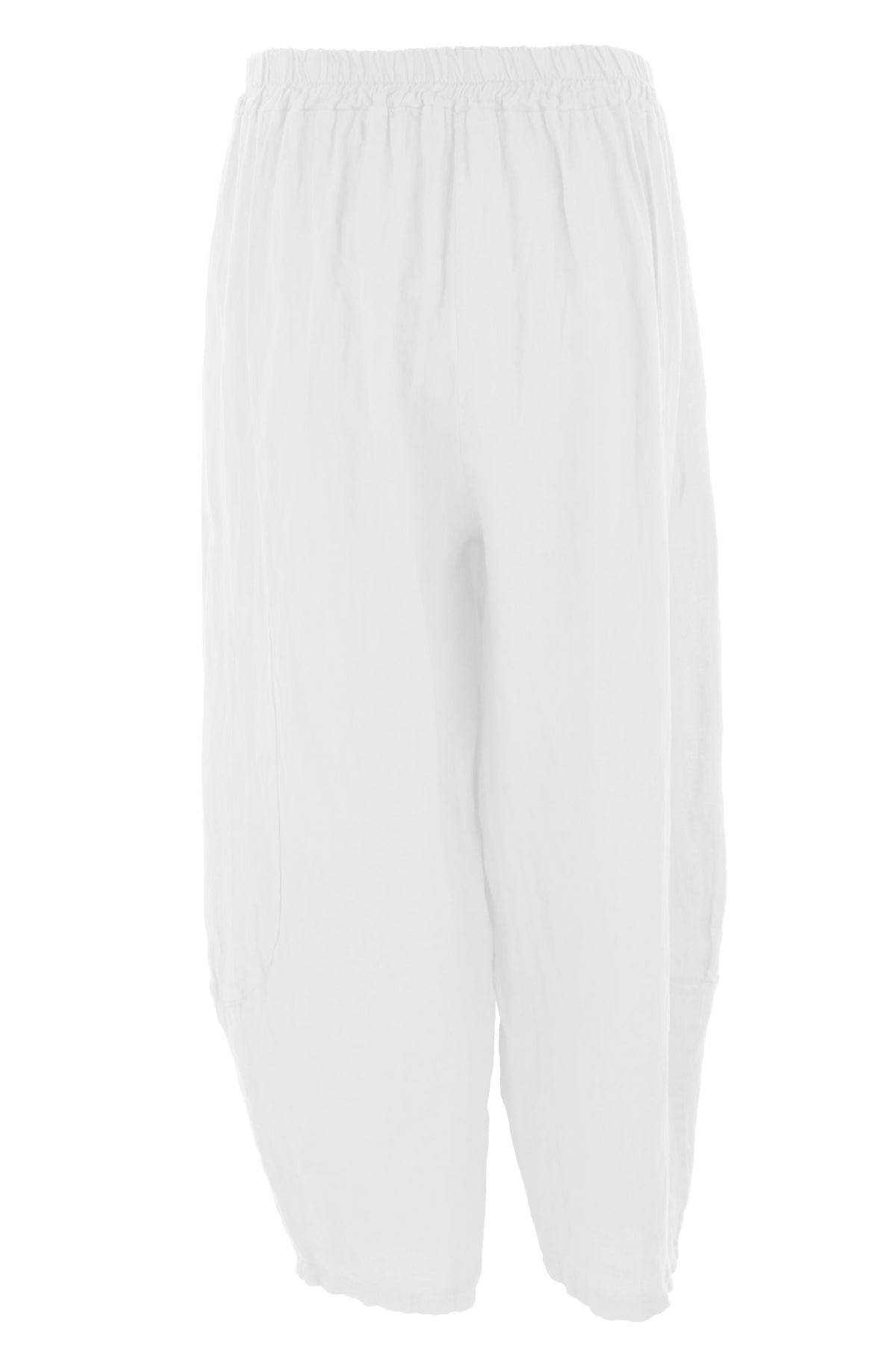 2 Pocket Barrel Leg Linen Trouser