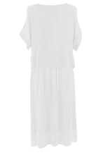 Load image into Gallery viewer, Mesh Shrug Cotton Midi
