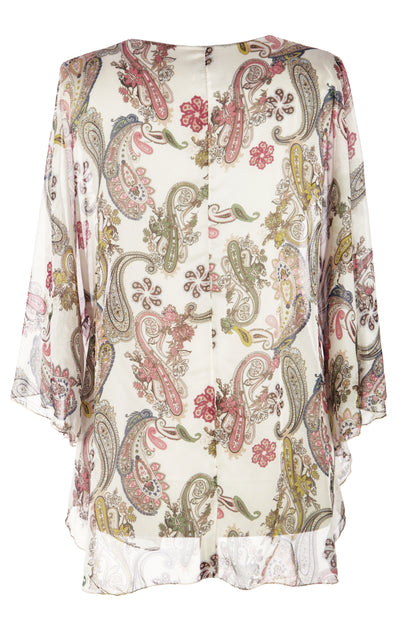 Paisley Print Blouse