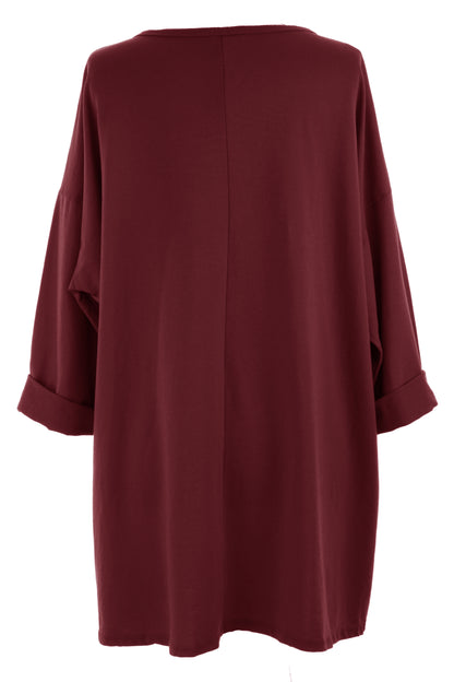 Sequin Star Jersey Tunic