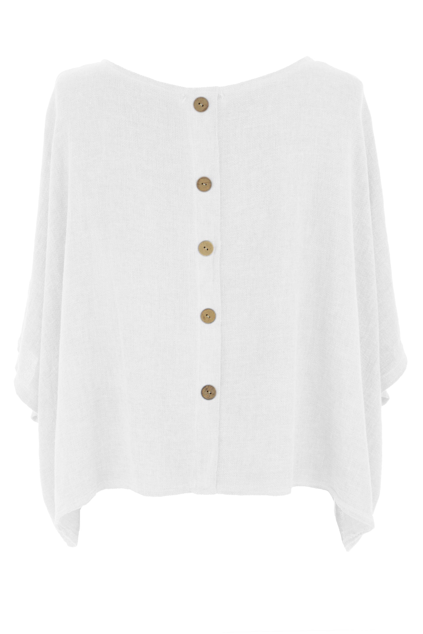 Button Detail Back Teabag Top