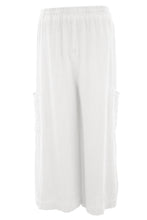 Load image into Gallery viewer, Teabag Linen Cropped Length Trouser
