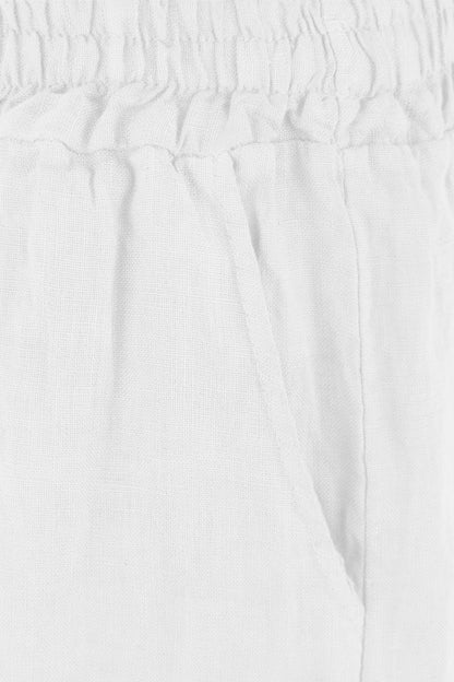 2 Pocket Linen Shorts