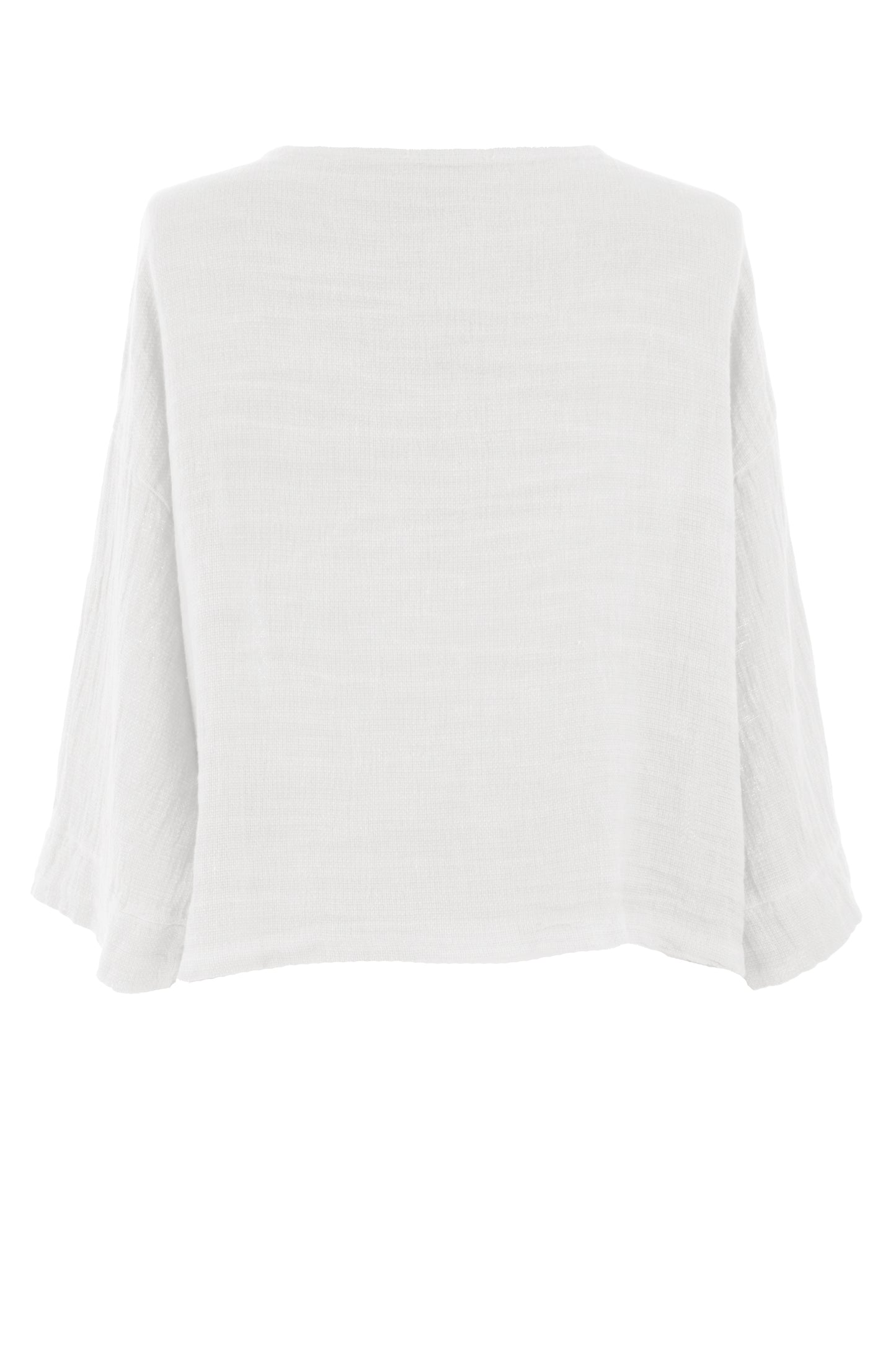 One Button Teabag Linen Jacket