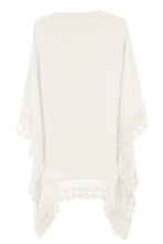 Load image into Gallery viewer, Crochet Trim Kaftan Top
