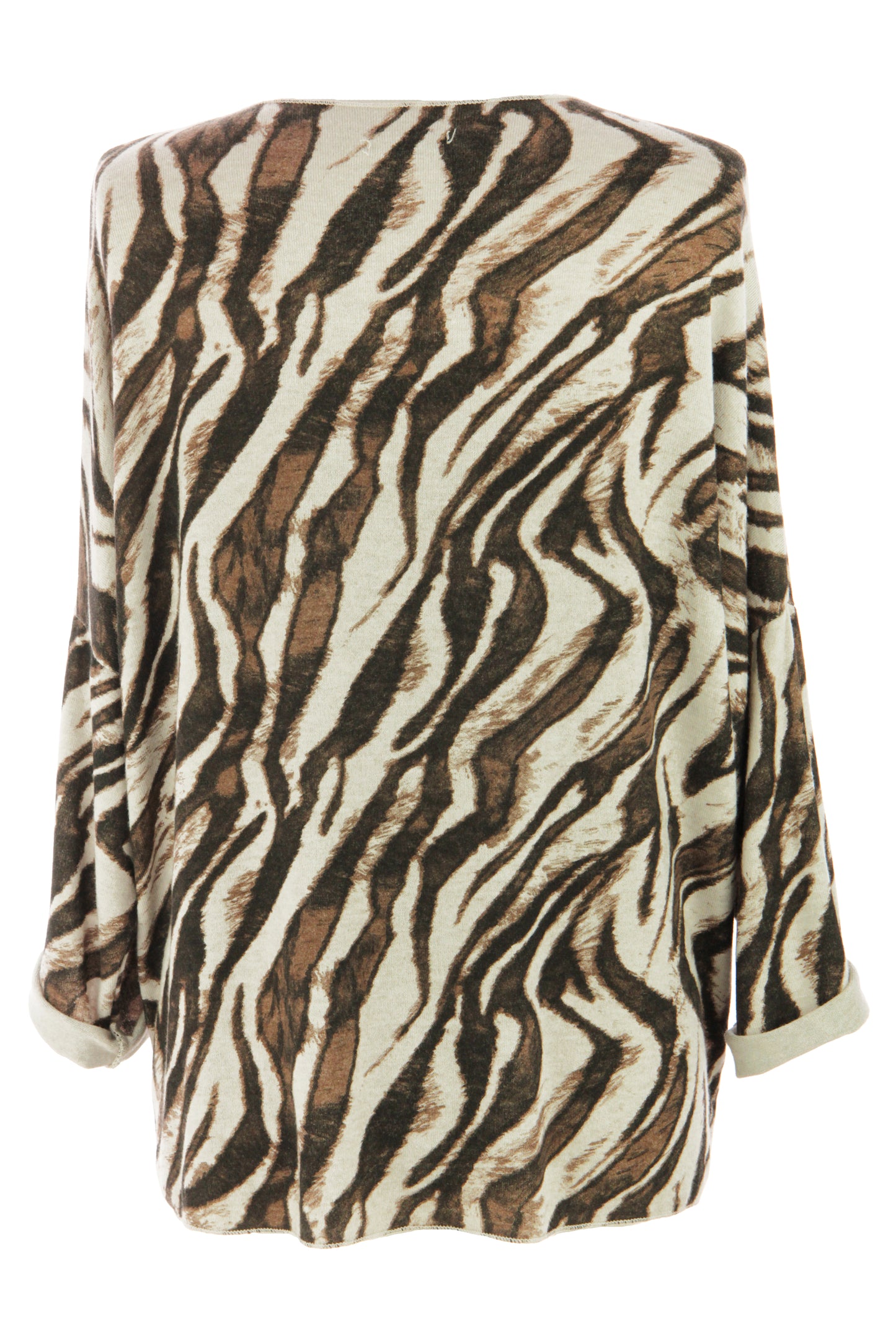 Zebra Print Lightweight Jumper