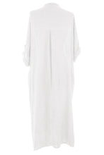 Load image into Gallery viewer, V Neck 2 Pocket Cotton Midi
