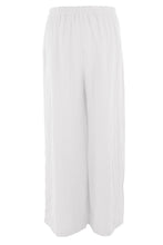 Load image into Gallery viewer, Tab Button Detail Linen Trouser
