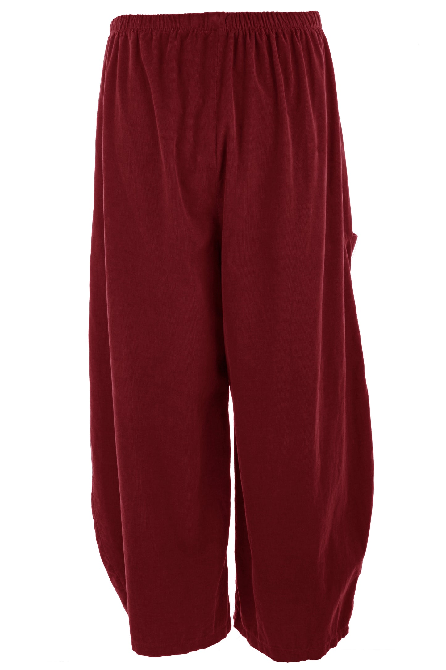 2 Slit Pocket Barrel Leg Corduroy Trouser