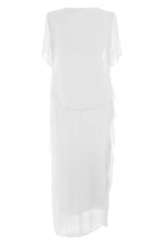 Load image into Gallery viewer, Sequin V Neck Rara Silk Maxi
