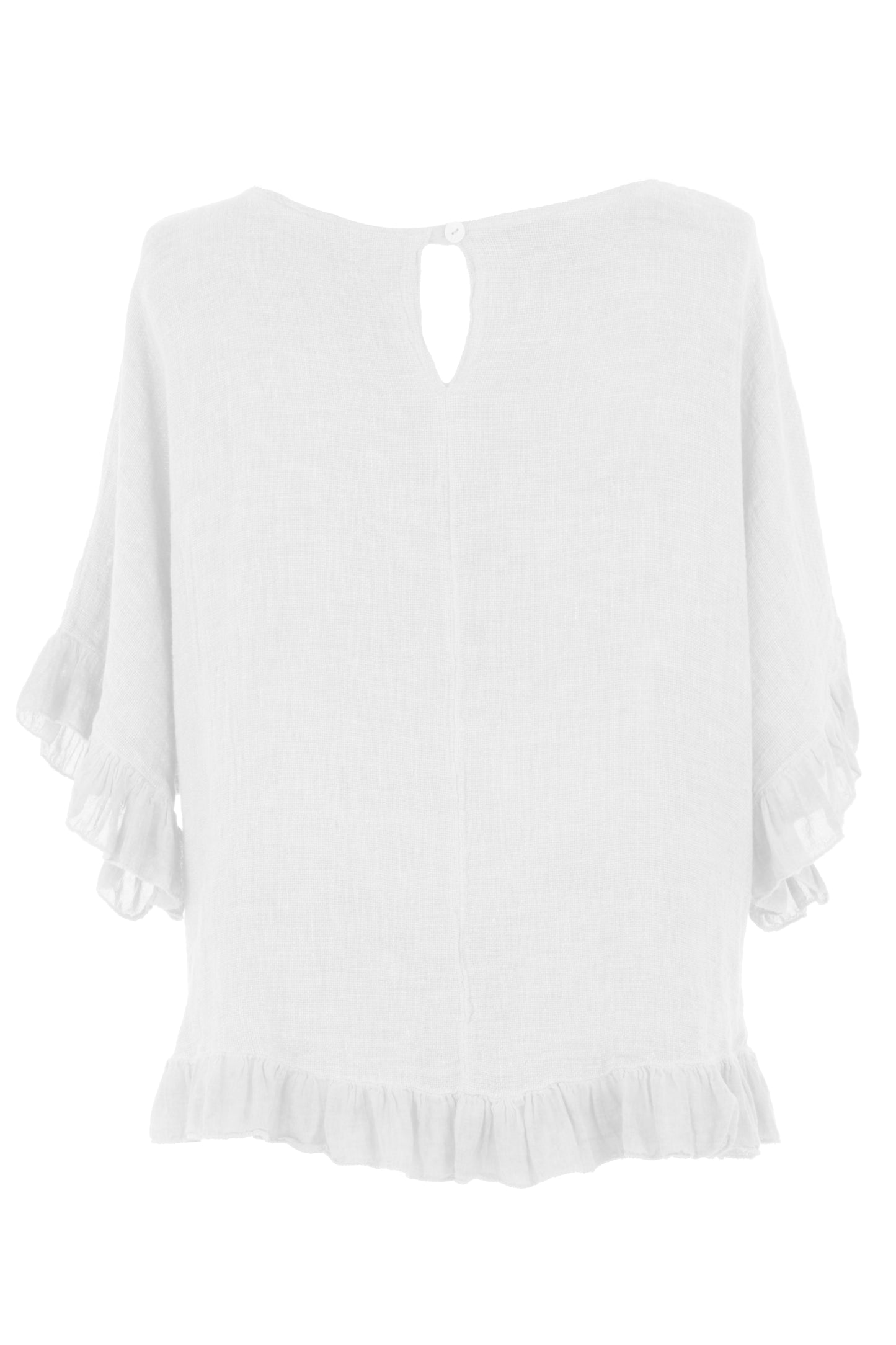 Frill Hem Teabag Top