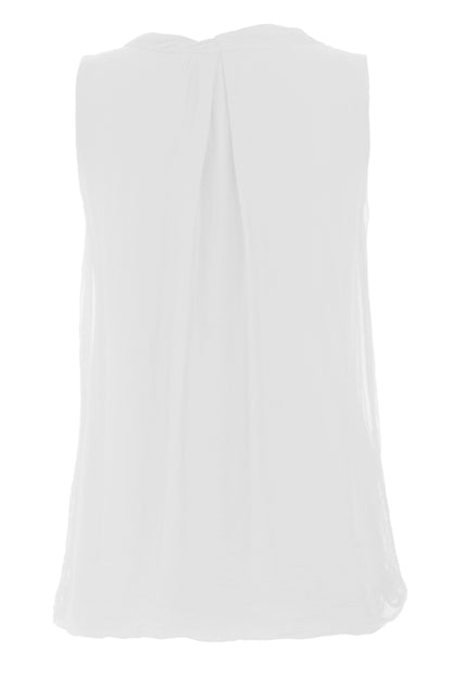 Puffball Silk Vest