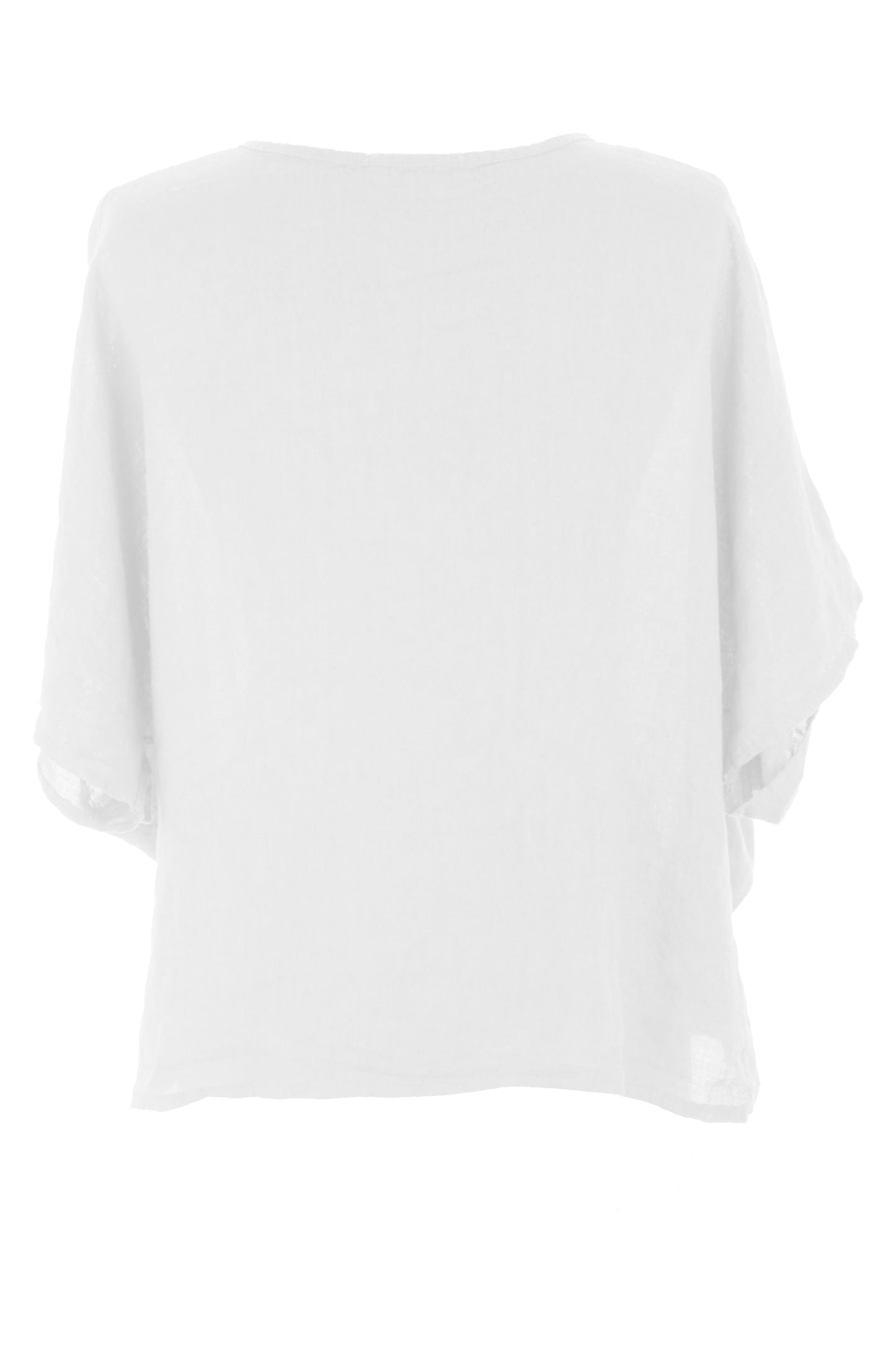 Twist Hem Linen Top