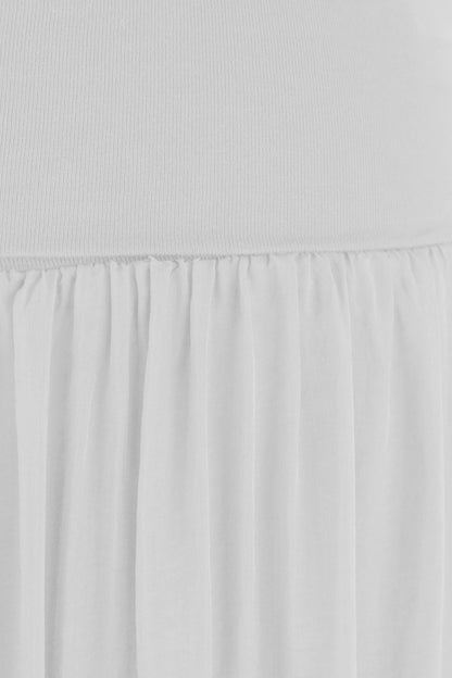 Silk Midi Skirt