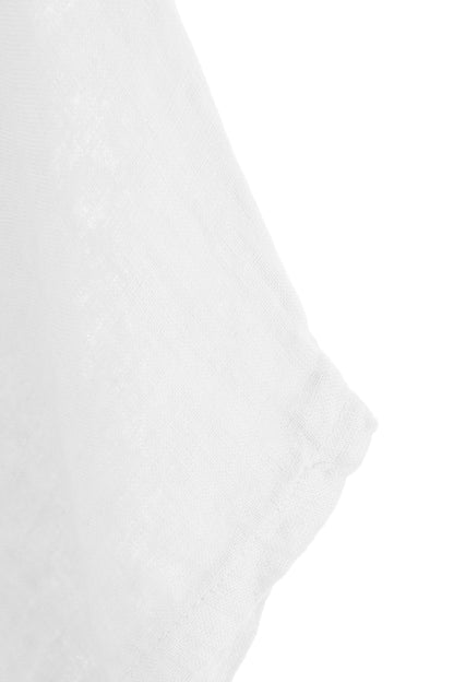 Batwing Collar Tulip Linen Midi